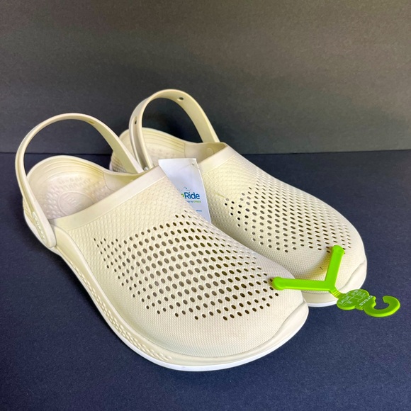 CROCS Other - New CROCS LiteRide 360 Men's Clogs Sandals Ivory Comfort Shoes Sz 12 New w Tags
